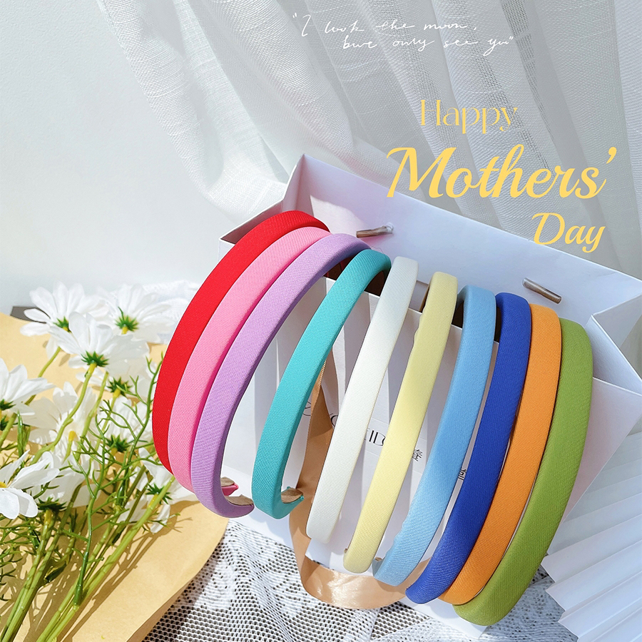 Children's versatile candy-colored simple parent-child style children's hair band, elegant headband, super cute headband for girls, princess hair clip