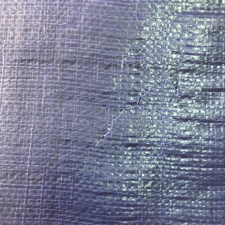 Blue laminated fabric