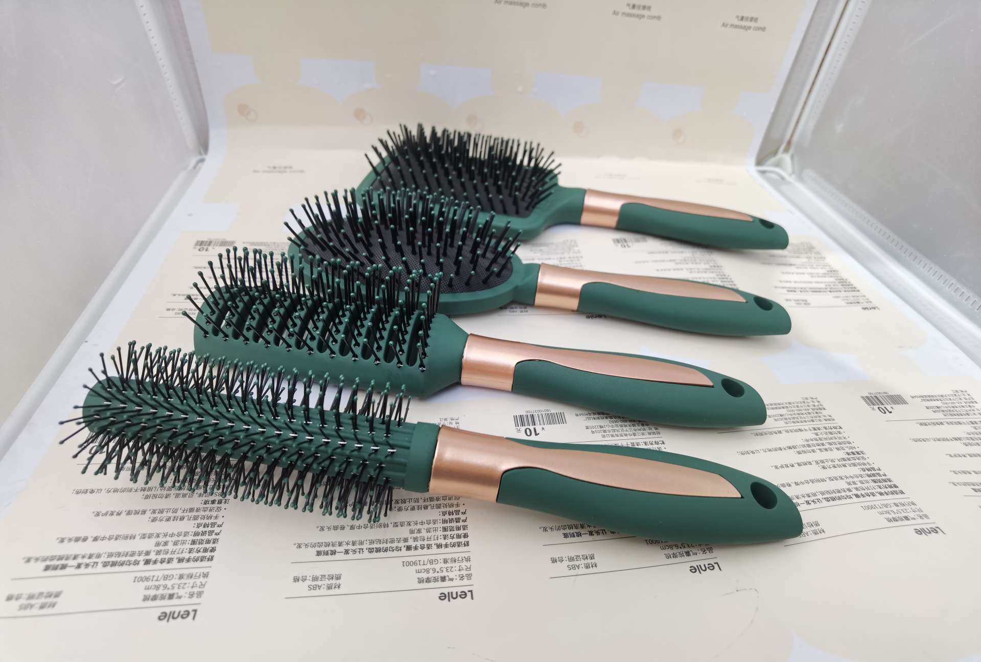 Multifunctional curling comb 5 Cute girl Korean version durable massage Comb Air cushion comb Specification image