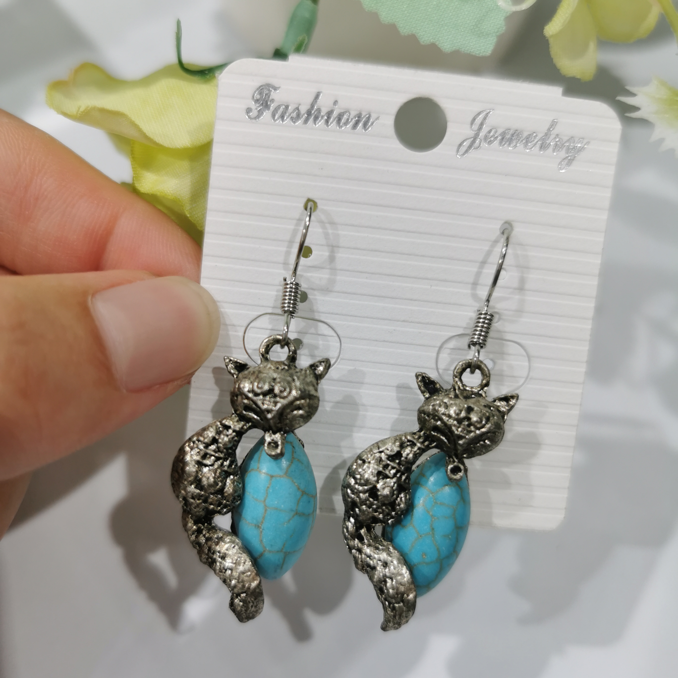 Fox earrings