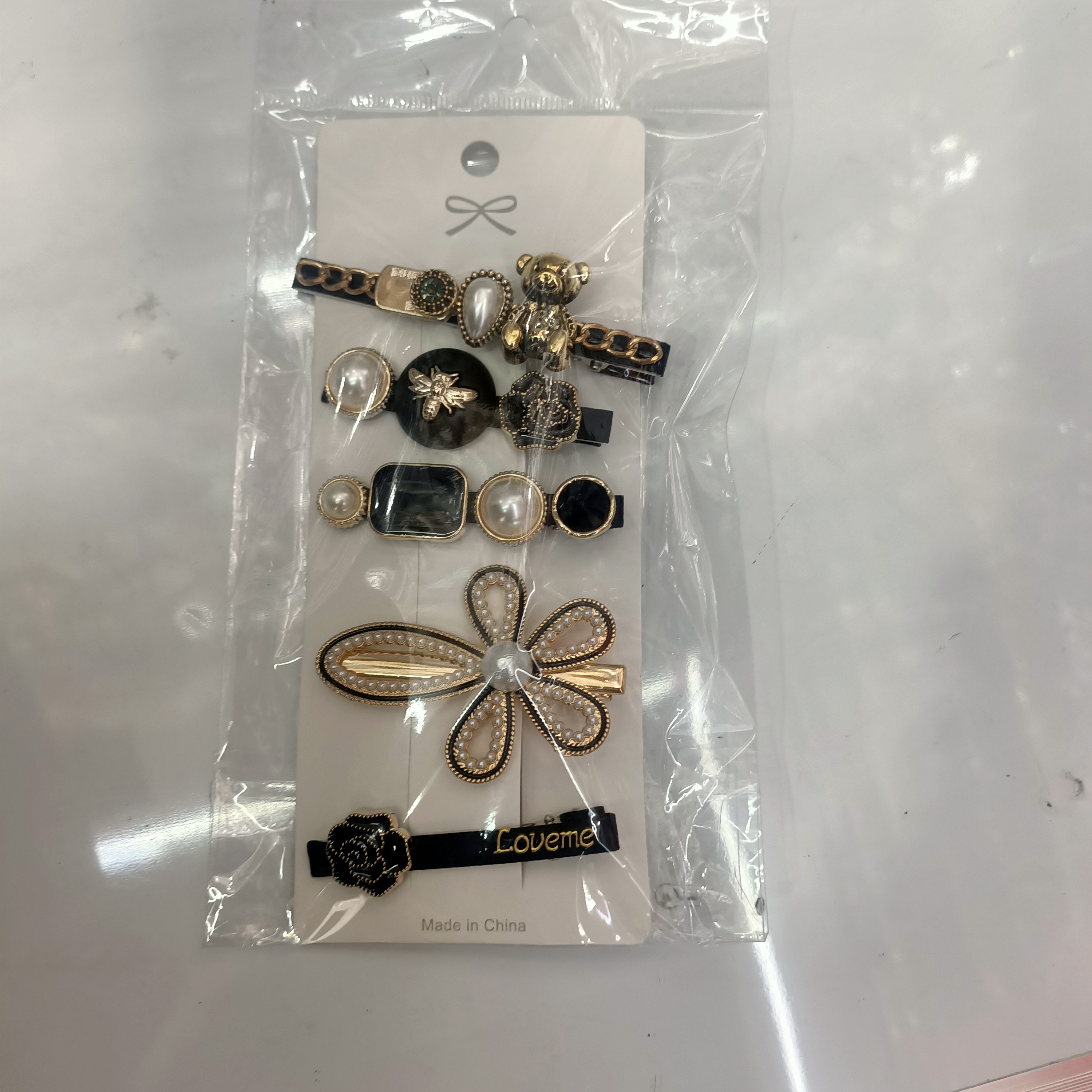 小熊黑色5件套