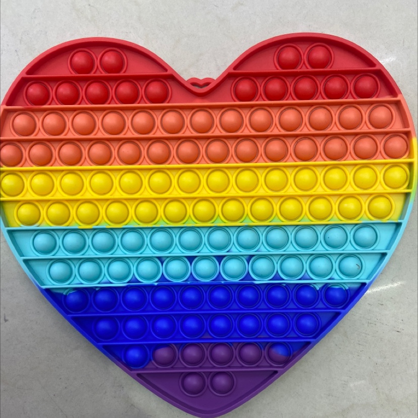 30CM灭鼠先锋犹太人思维棋彩虹彩色心形
