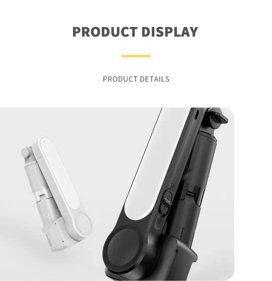 Estabilizador de selfie para teléfono mini estabilizador plegable para teléfono video calcanhar estabilizador antisacudidor para teléfono móvil estabilizador de selfie para teléfono móvil soporte de teléfono L09 Specification image