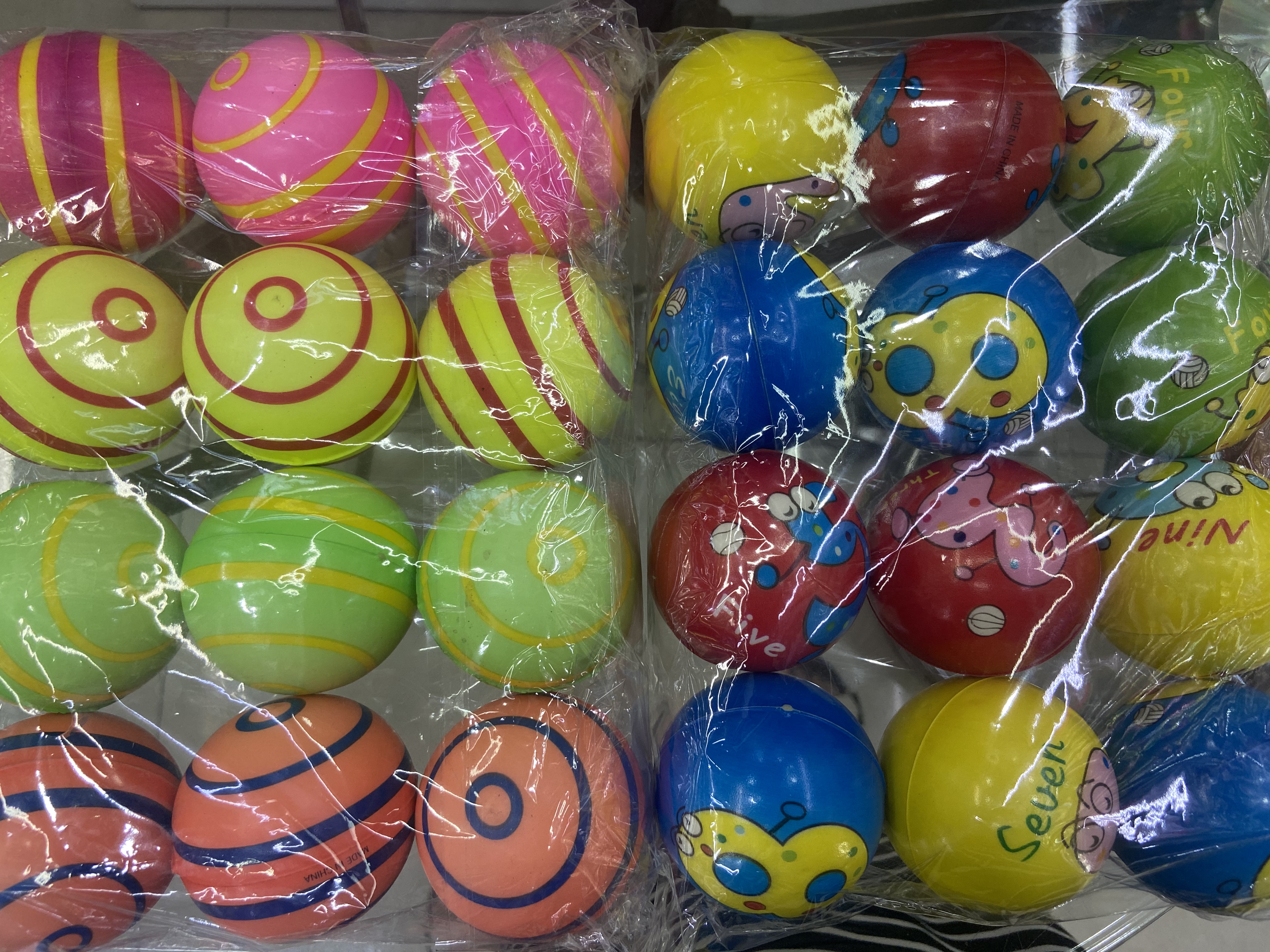 Factory direct sales 6.3 cm spiral ➕ billiards toys for girls and boys sponge balls foam balls children 's. 12/oppla Specification image