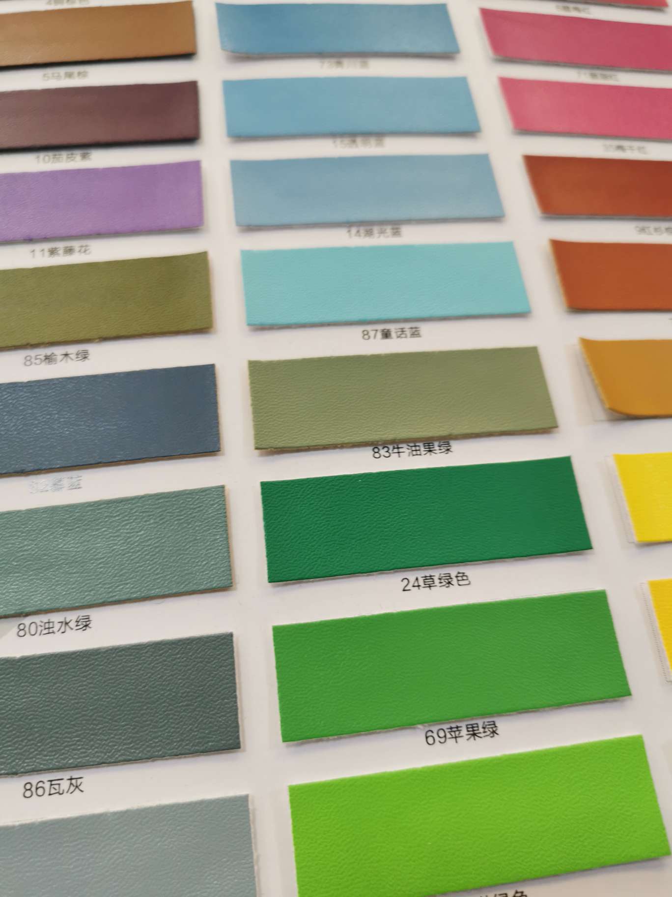 Direct-sale leather with cotton-like napa texture from the manufacturer details Picture
