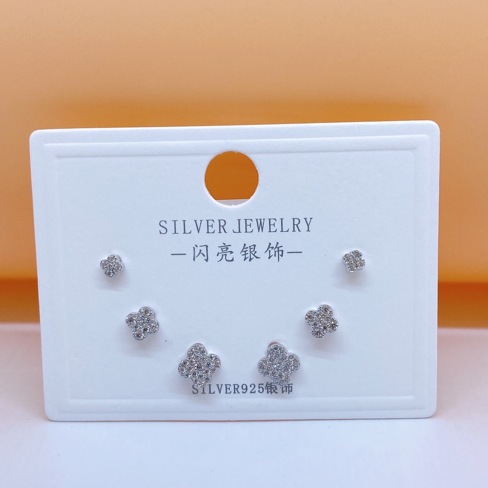 S925 sterling silver stud earrings ~2