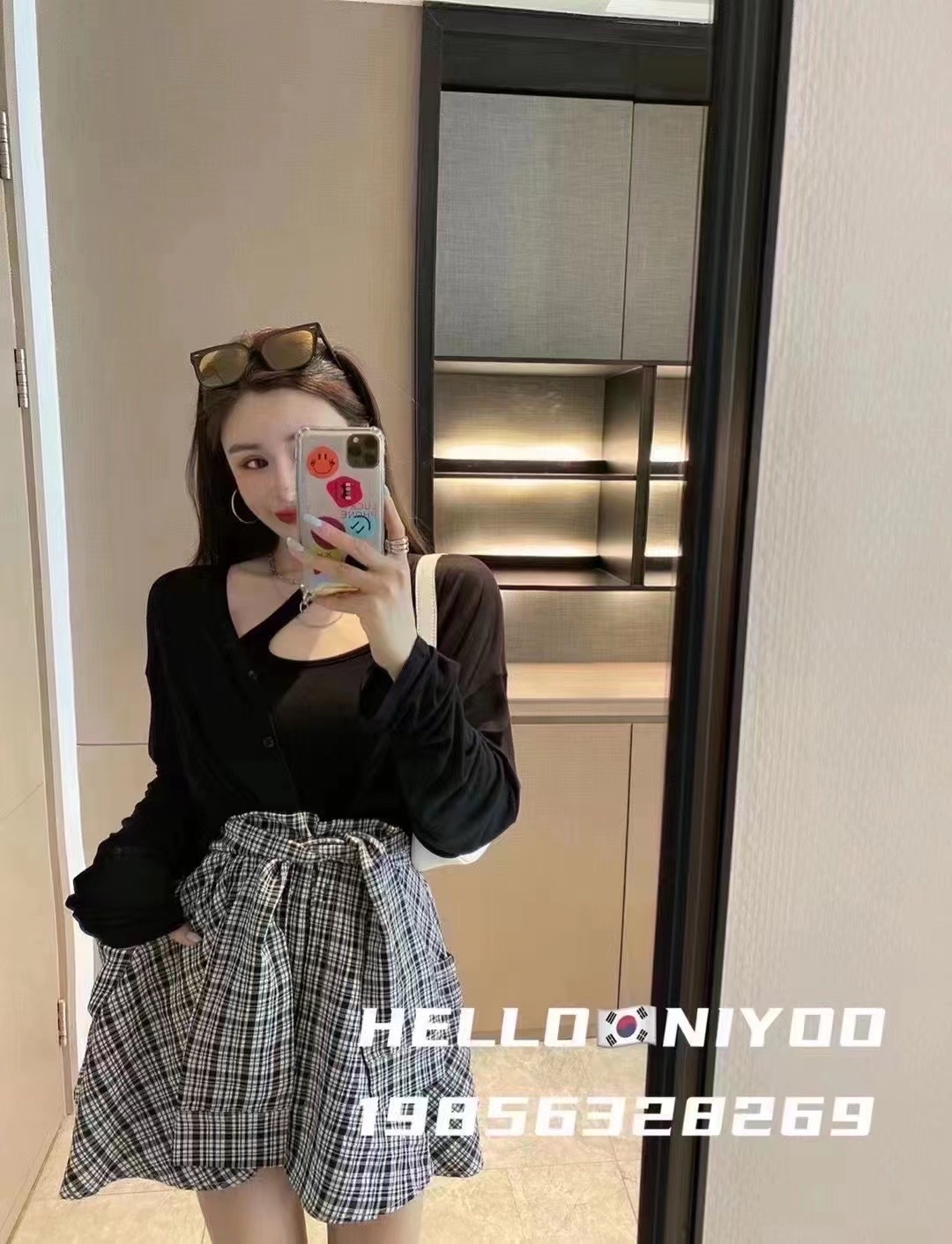 The 2021 new women's summer thin sun-protective shirt + halter top three-piece spring ins outfit that makes the Internet celebrity look younger details Picture