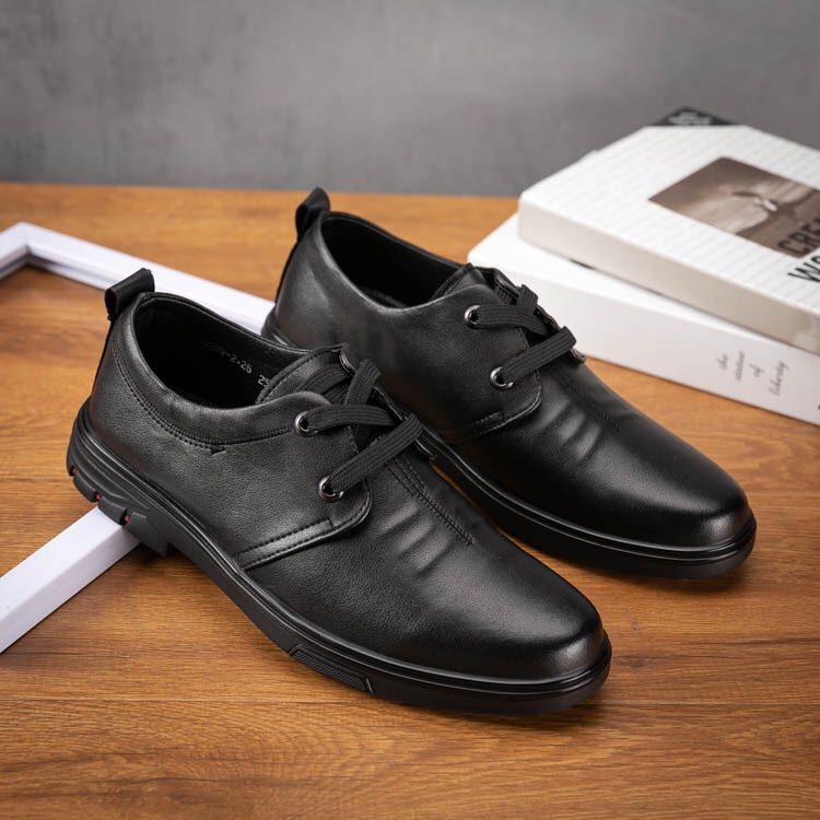 正规男士皮鞋真皮牛皮