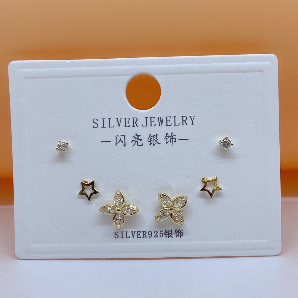 S925 sterling silver stud earrings ~20