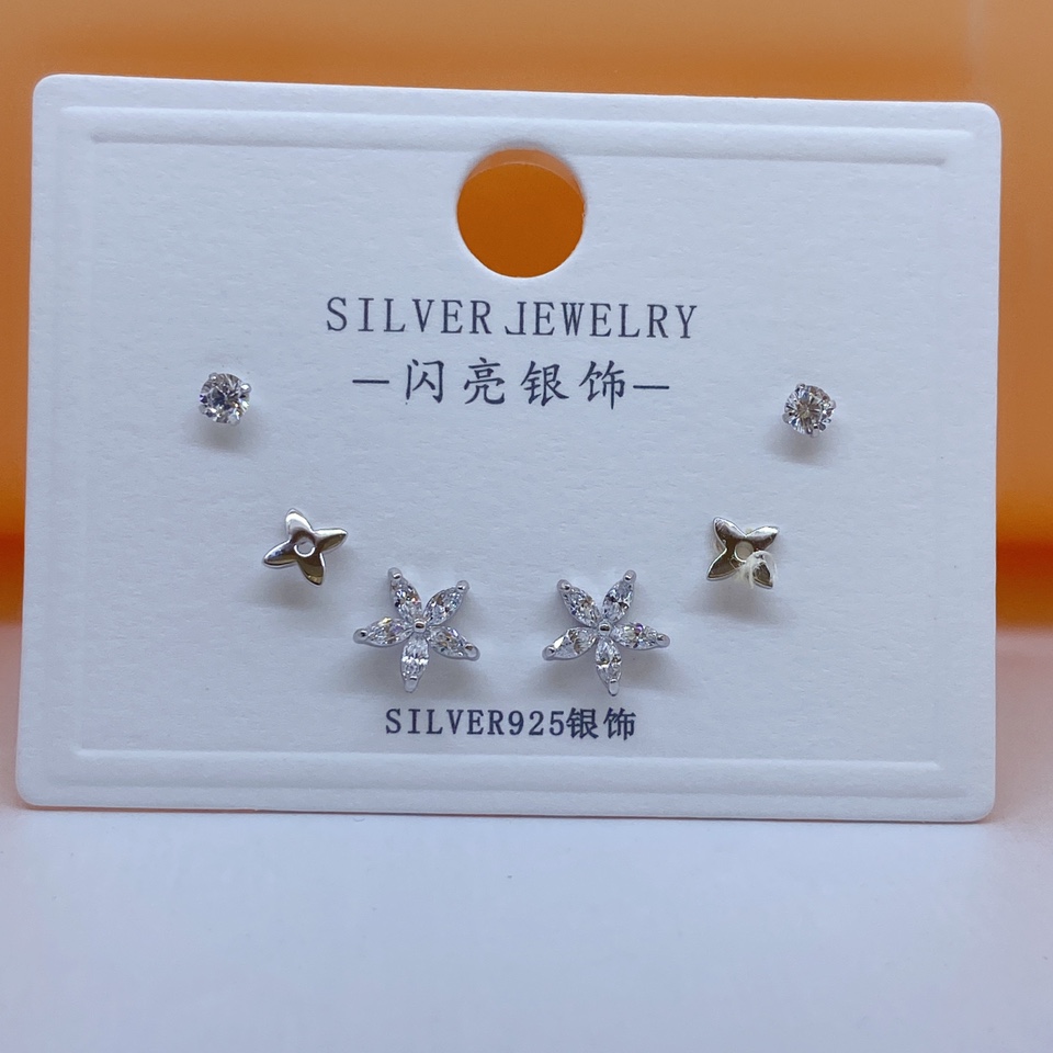S925 plata esterlina pendientes ~34