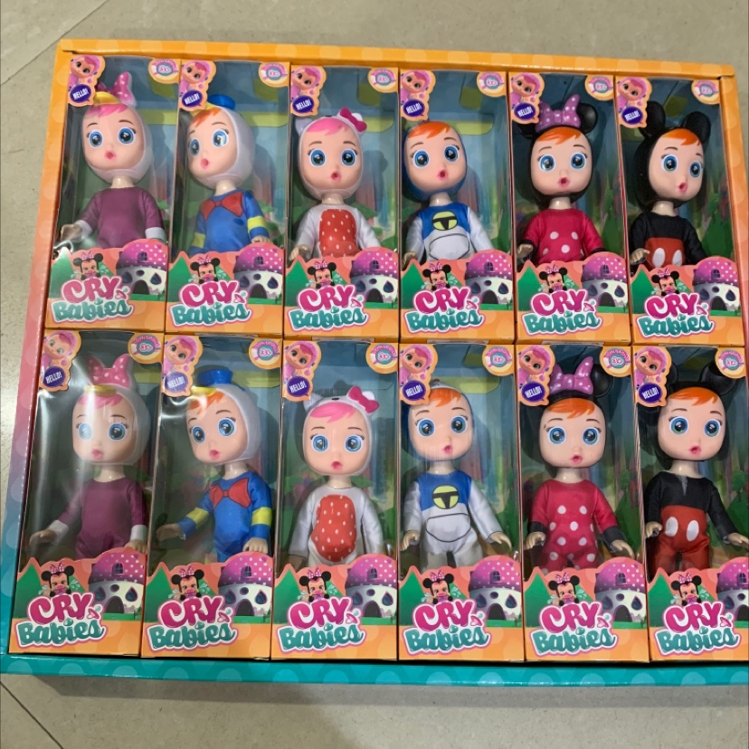 哭泣娃娃换鞋套装玩具 时尚公主娃娃 过家家女孩婚纱公仔玩具女孩礼物