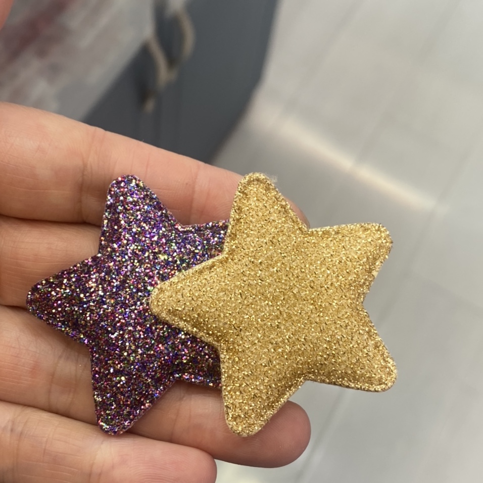 Two-color gold five star children's jewelry everything creative trend hair accessories Cute Princess gentle jewelry bow tie diamond 238 thumbnail