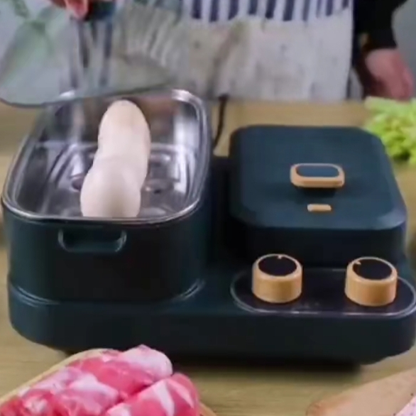 Multi-function breakfast machine Waffle machine Four in one multi-function cooking machine