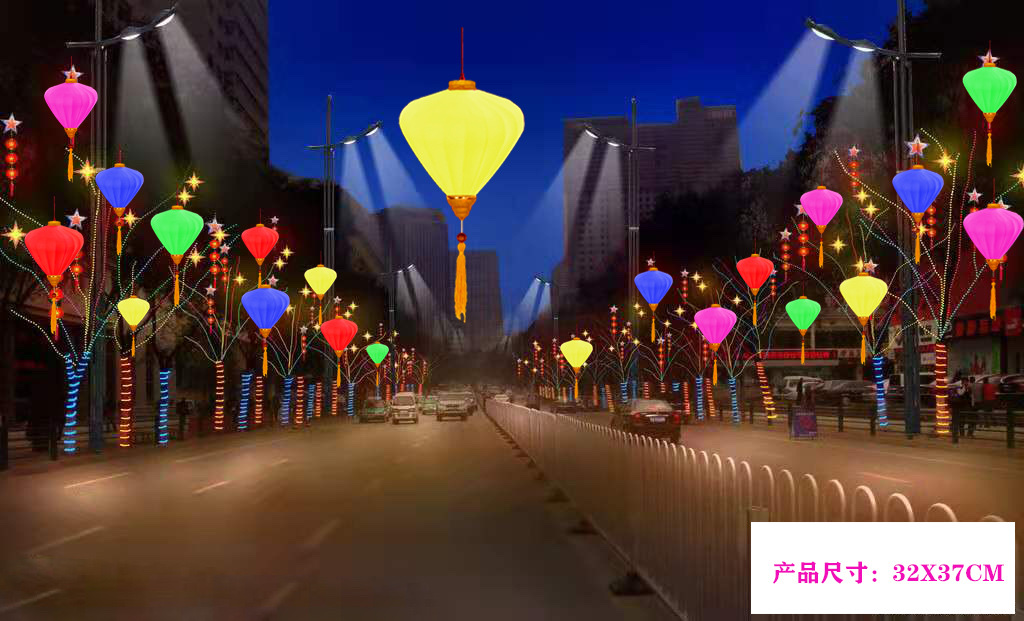LED diamond lanterns, LED starry sky string pendants, small gift pendants, tree pendants, LED decorative lights, red Specification image