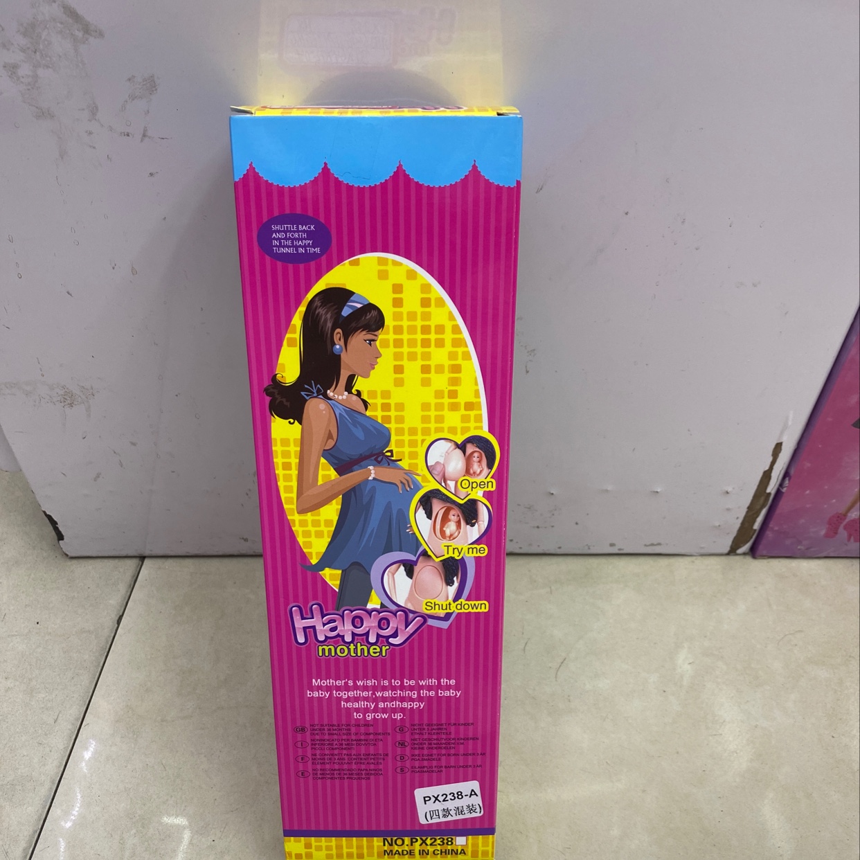 时尚孕妇娃娃细节图