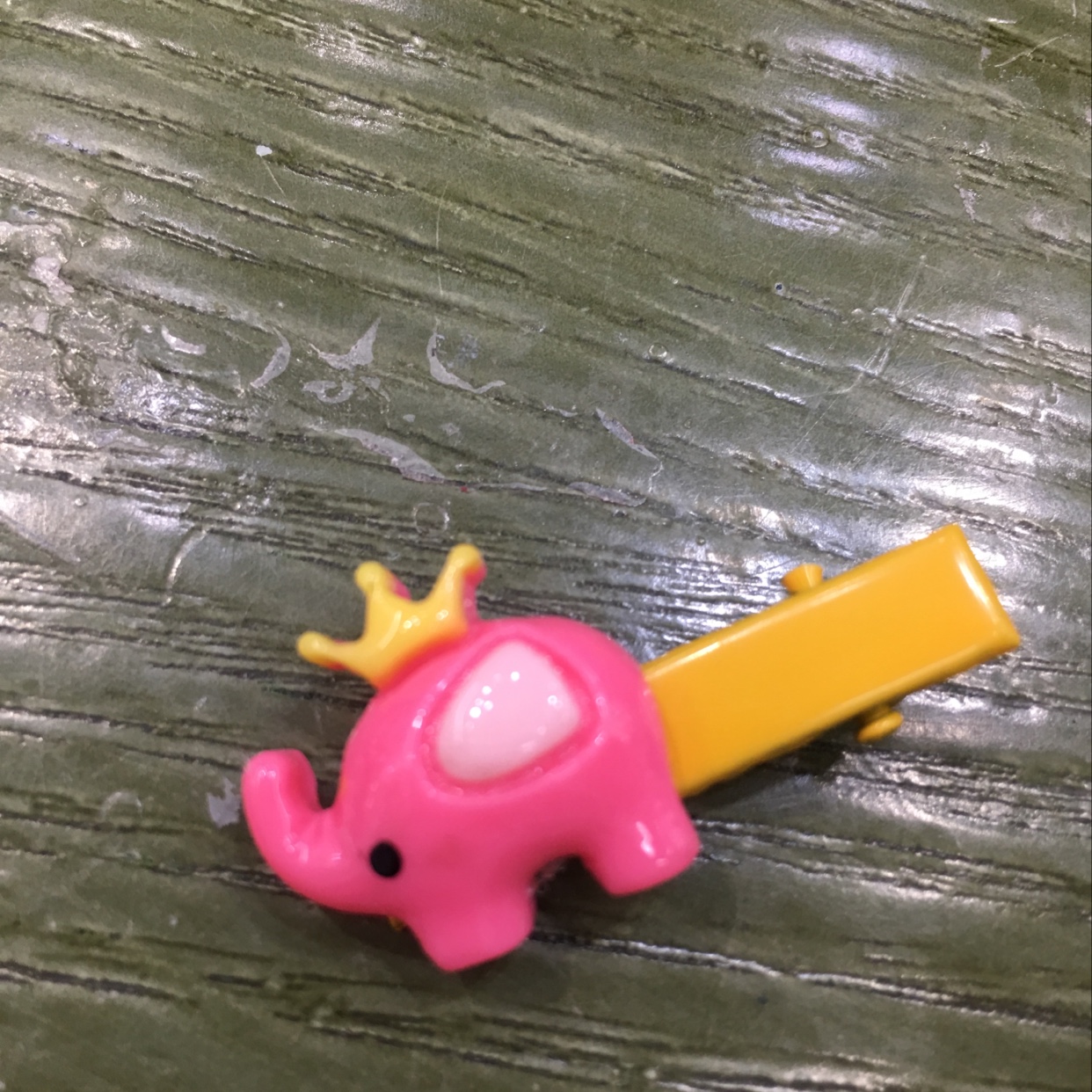 夹子041 玫红色小象夹子爱囡03可爱大方儿童清新甜美时尚潮流百搭突显个性