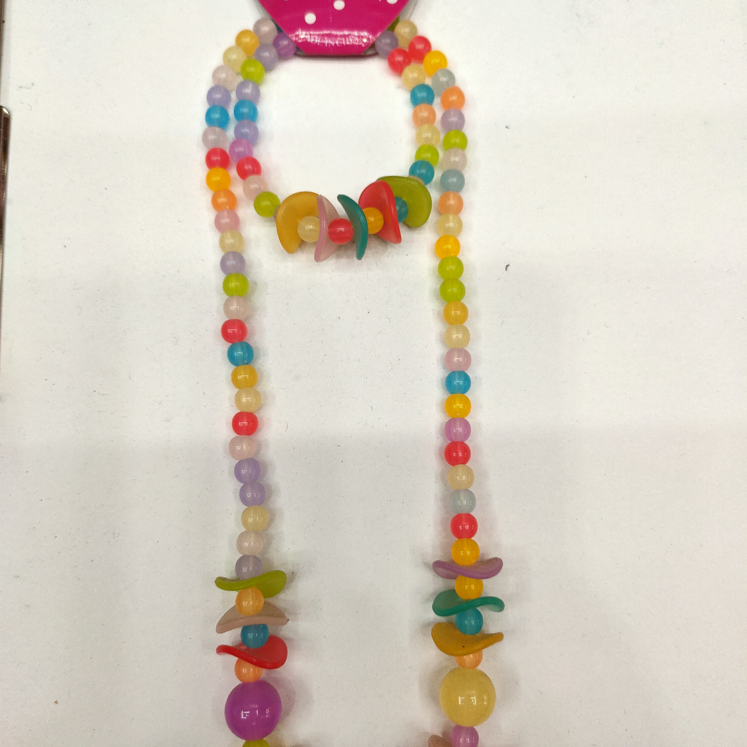 Acrylic jelly potato chips bead set chain for kids