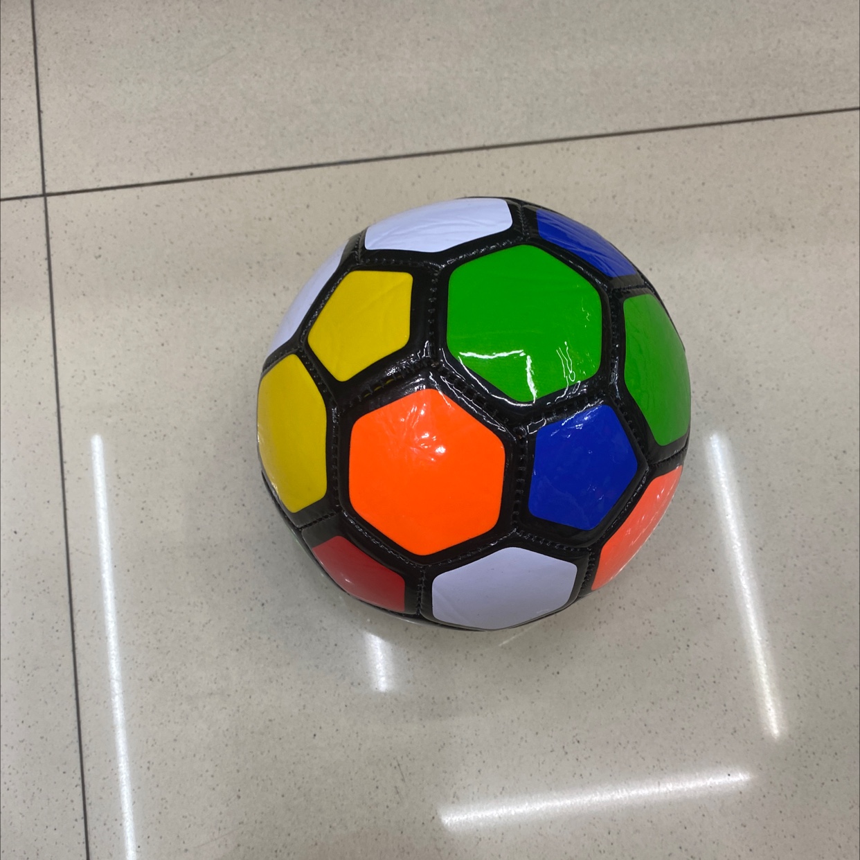 # 2 Colored Block Football