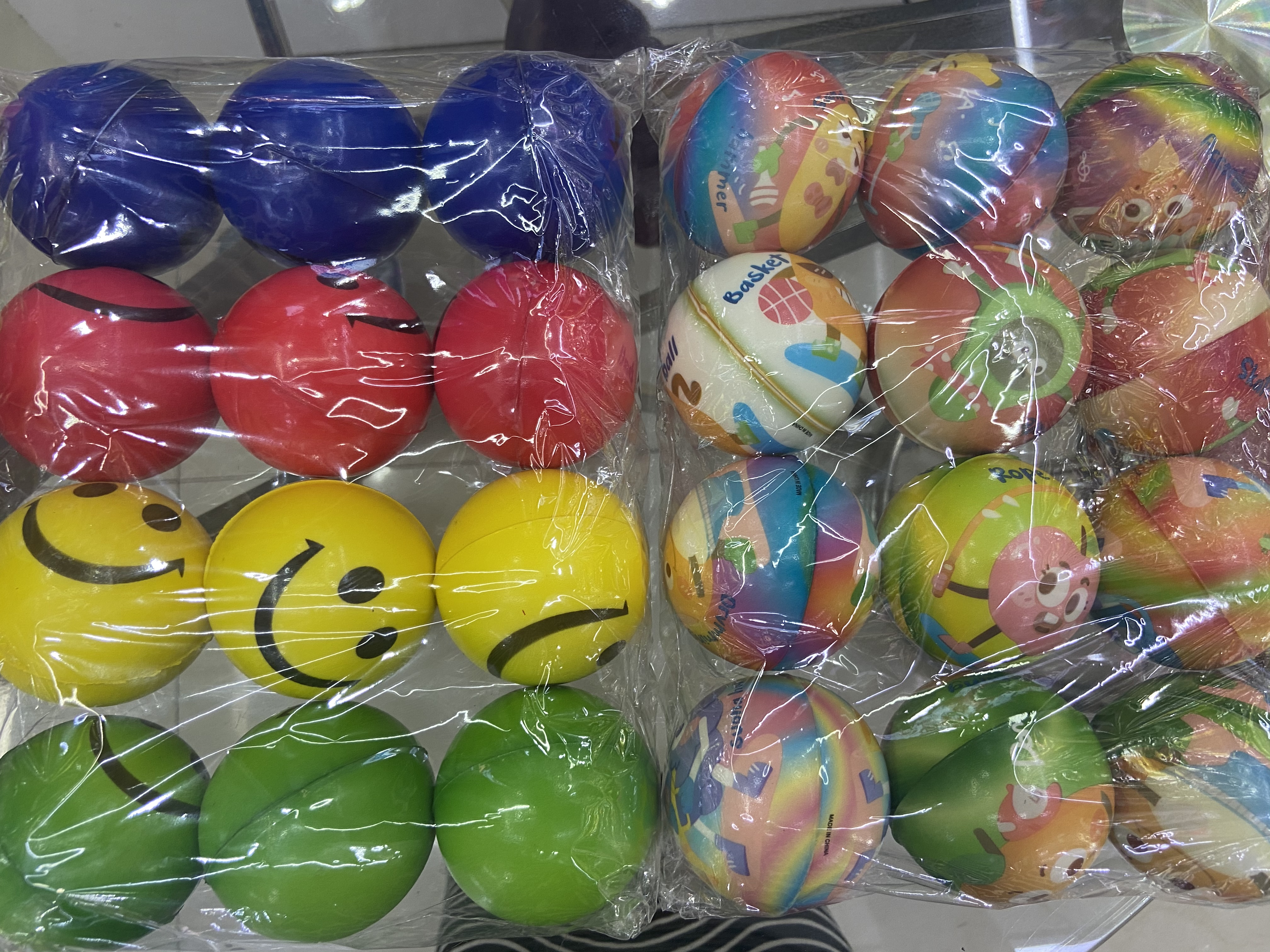 Factory direct sales 6.3 cm smiley face ➕ digital girls' boys toys sponge balls foam balls children 's. 12/oppla Specification image