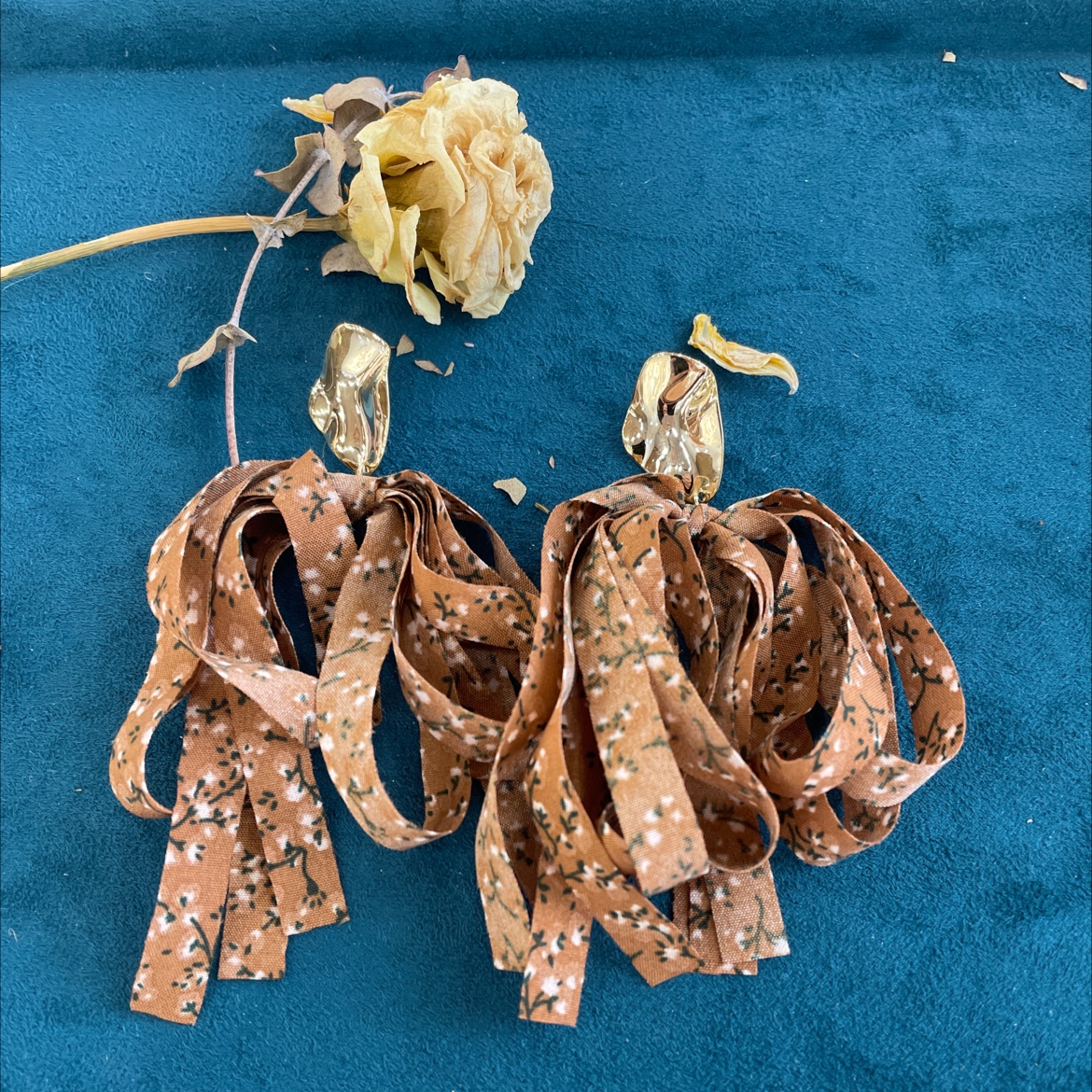 羽蝶新款日韩甜美蝴蝶结不对称流苏长款气质时尚可爱田园风