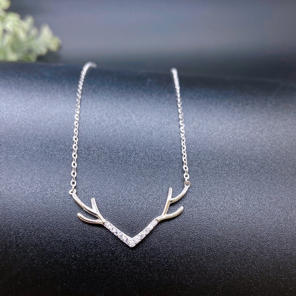 S925 sterling silver necklace ~21