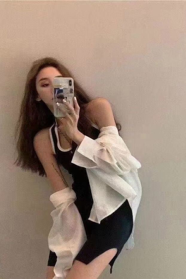 Stylish and hot girl halter dress, fashionable set, eye-catching shirt, casual style skirt, two-piece set for women's summer detail image 8