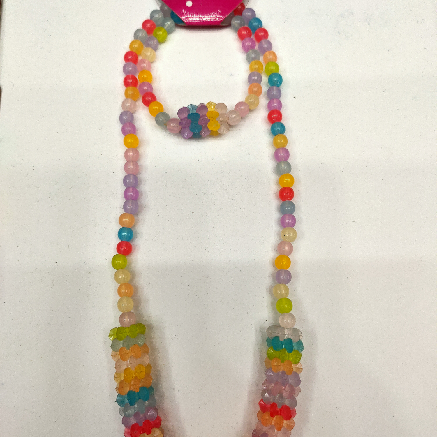 Acrylic jelly pinwheel chain for kids