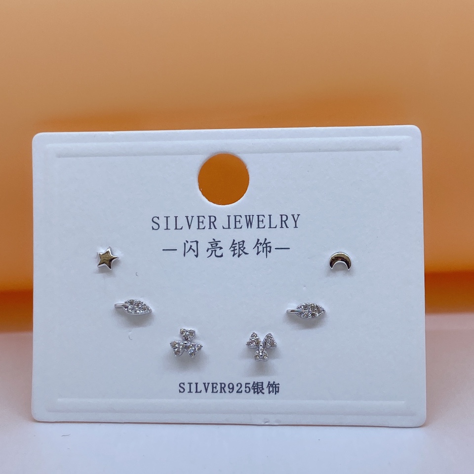 S925 Sterling Silver stud earrings ~25 thumbnail
