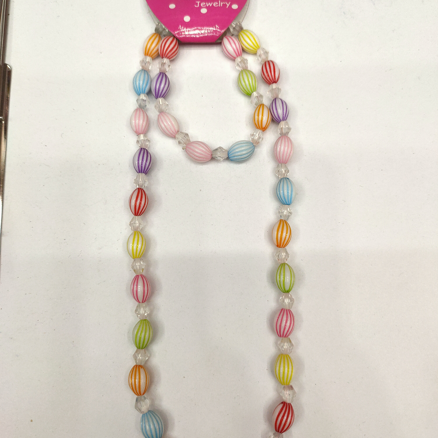 Acrylic Wash 10✘6 m bead chain for children