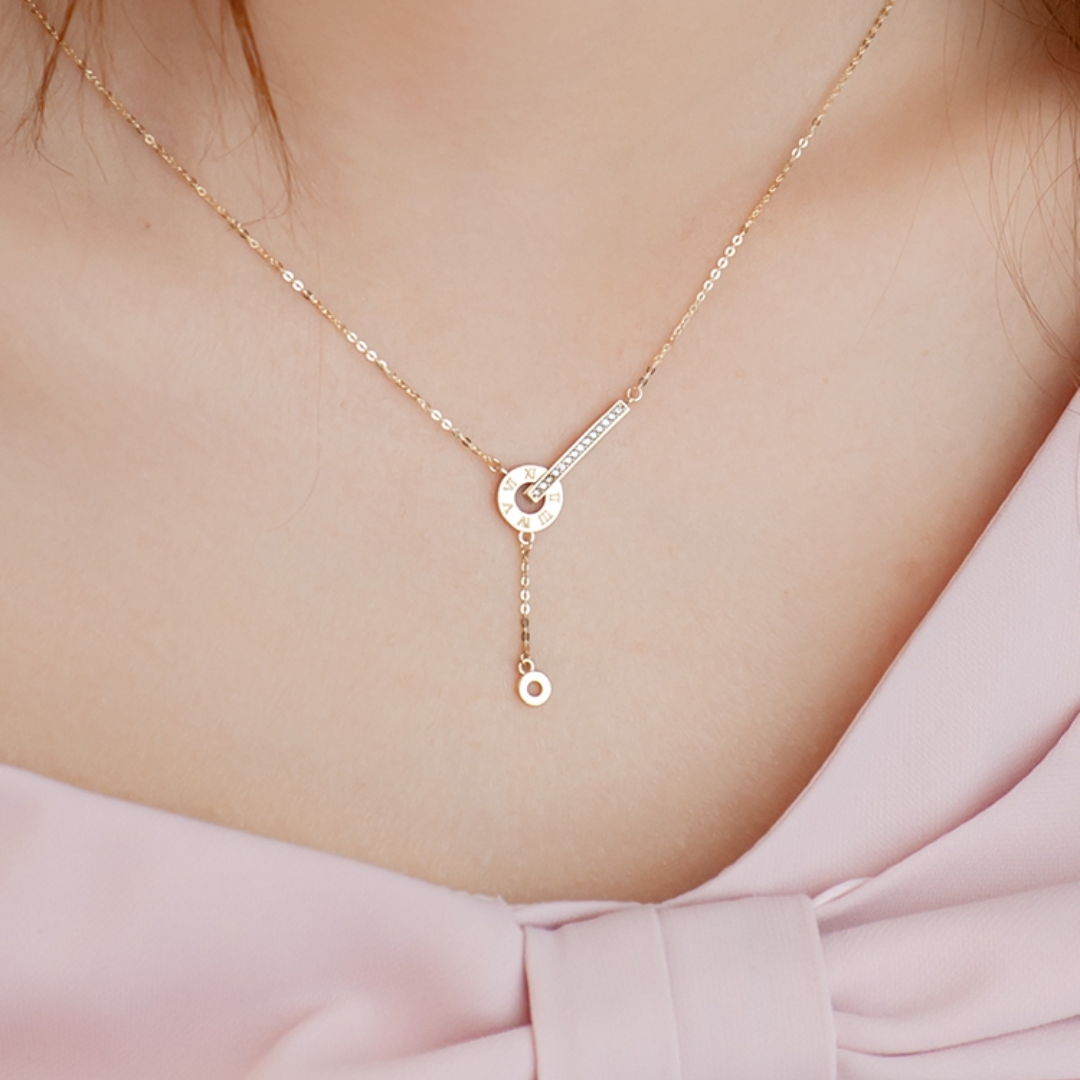 Roman numerals clavicle chain