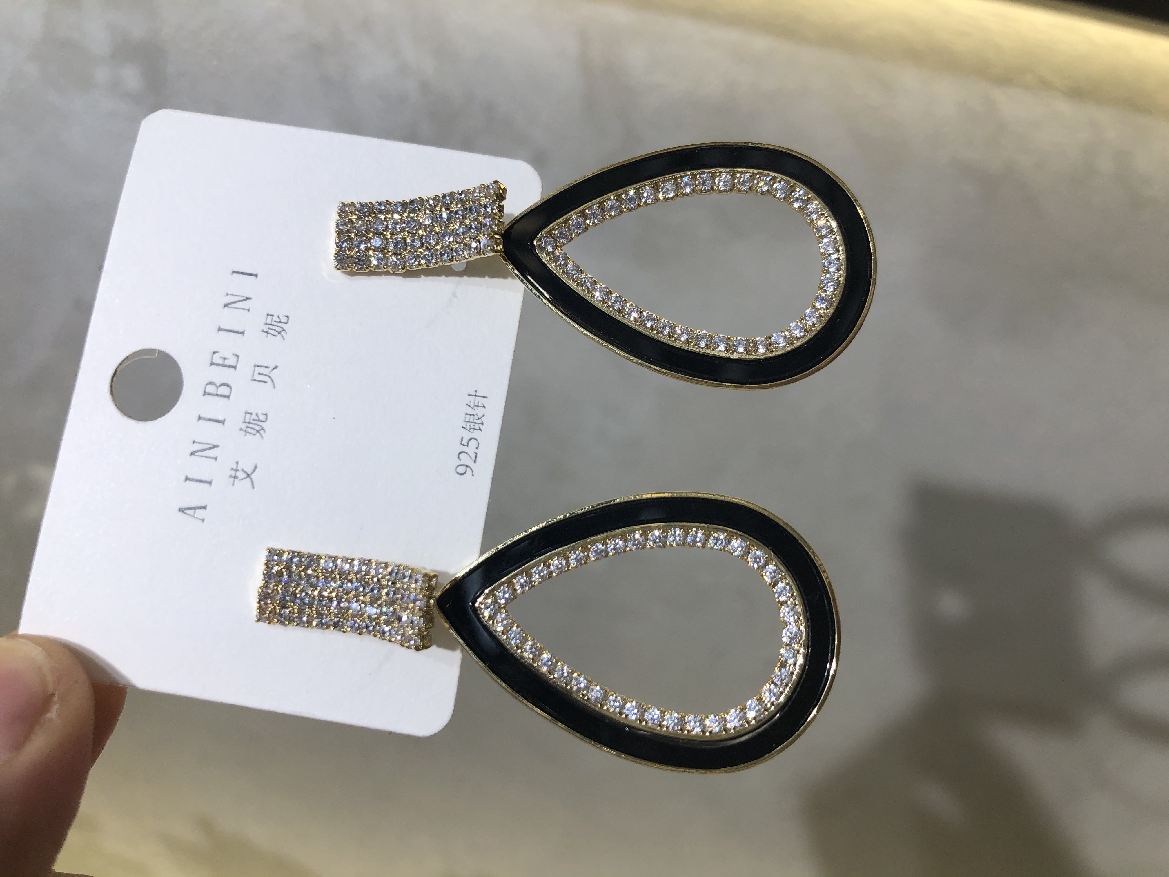 S925 Silver Needle Stud Earrings for Women, 2021 New trendy Korean versatile, fashionable and high-end earrings Item Picture