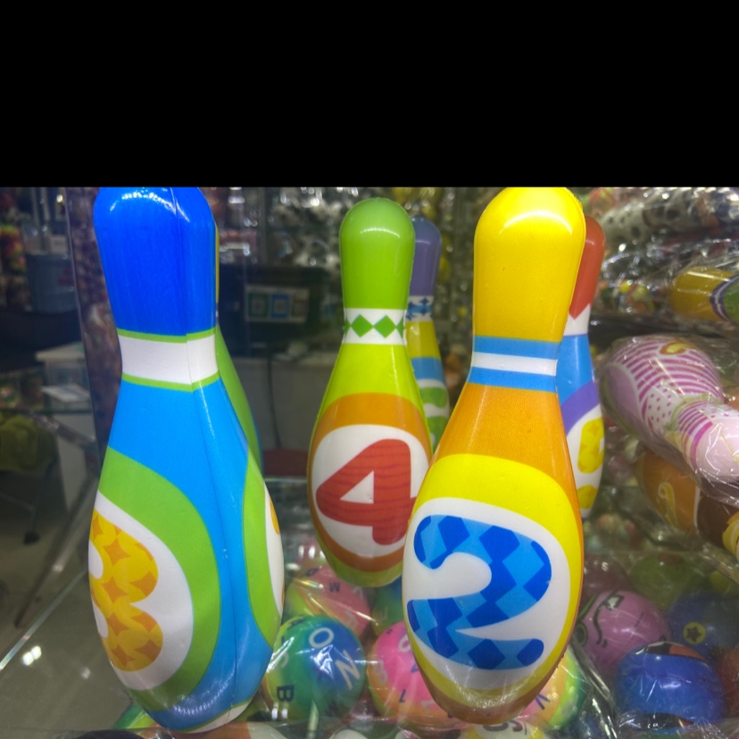 Factory direct sales of cartoon digital early education 1 bowling, sponge balls, foam balls, children's toys Specification image