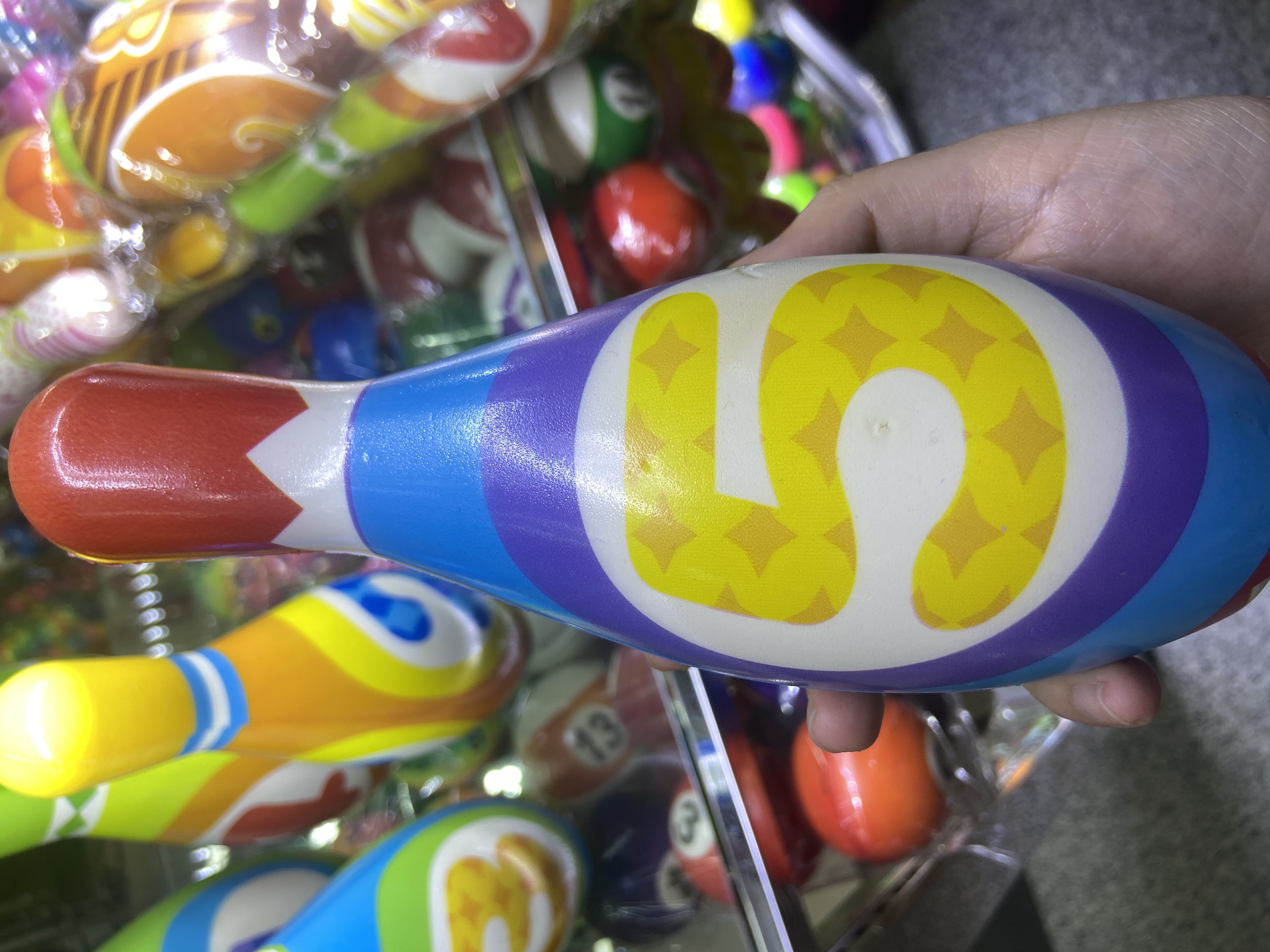 Factory direct sales of cartoon digital early education 5 bowling, sponge balls, foam balls and children's toys detail image 1