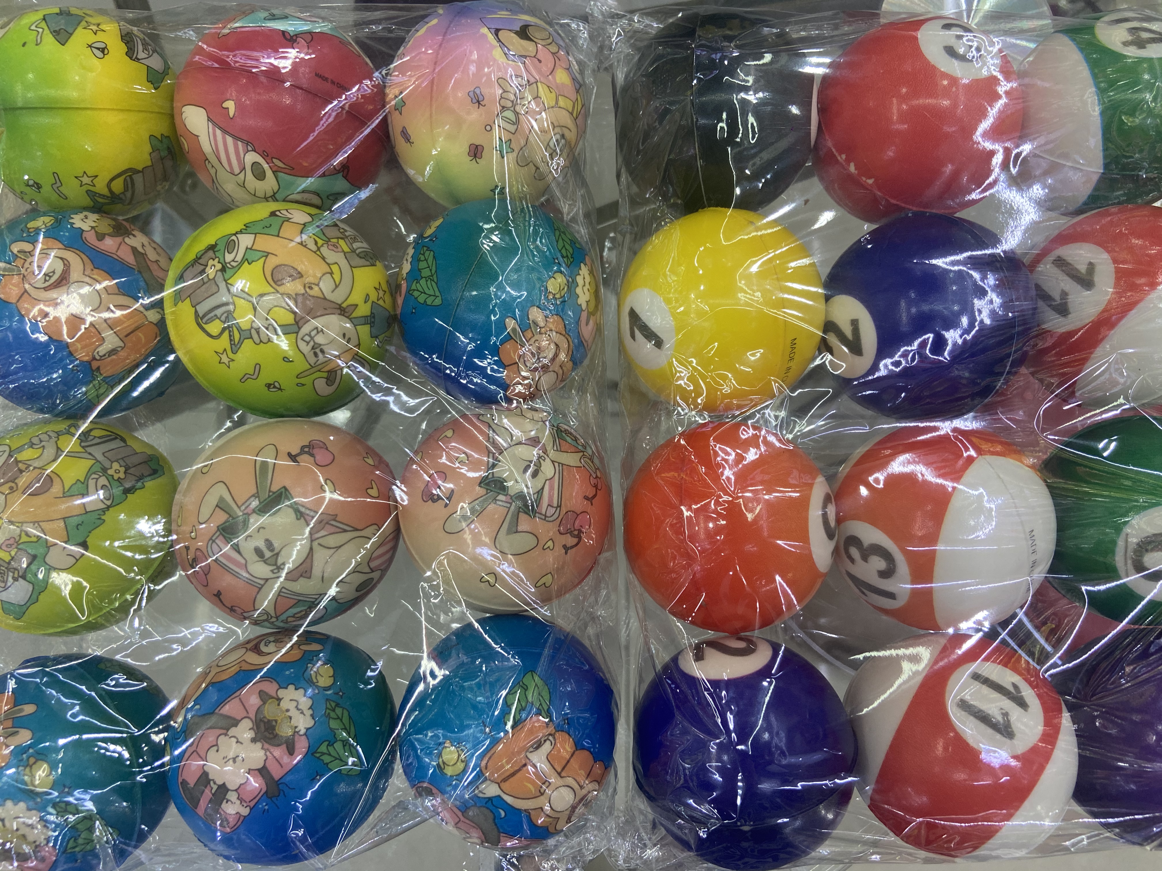 Factory direct sales 6.3 cm billiards ➕ rabbit girls' boys toys sponge balls foam balls children 's. 12/opp details Picture