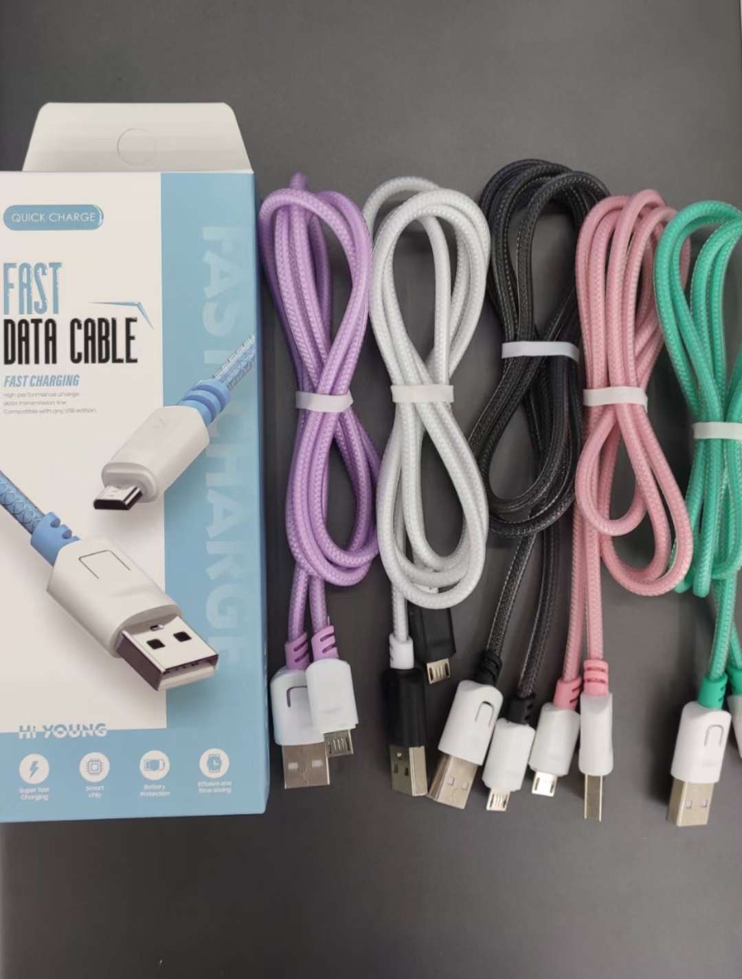 Guangdong Sogo headphones, data cables detail image 3
