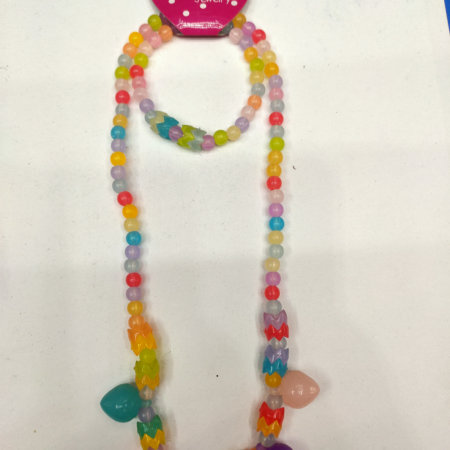 Acrylic jelly drop chain for kids