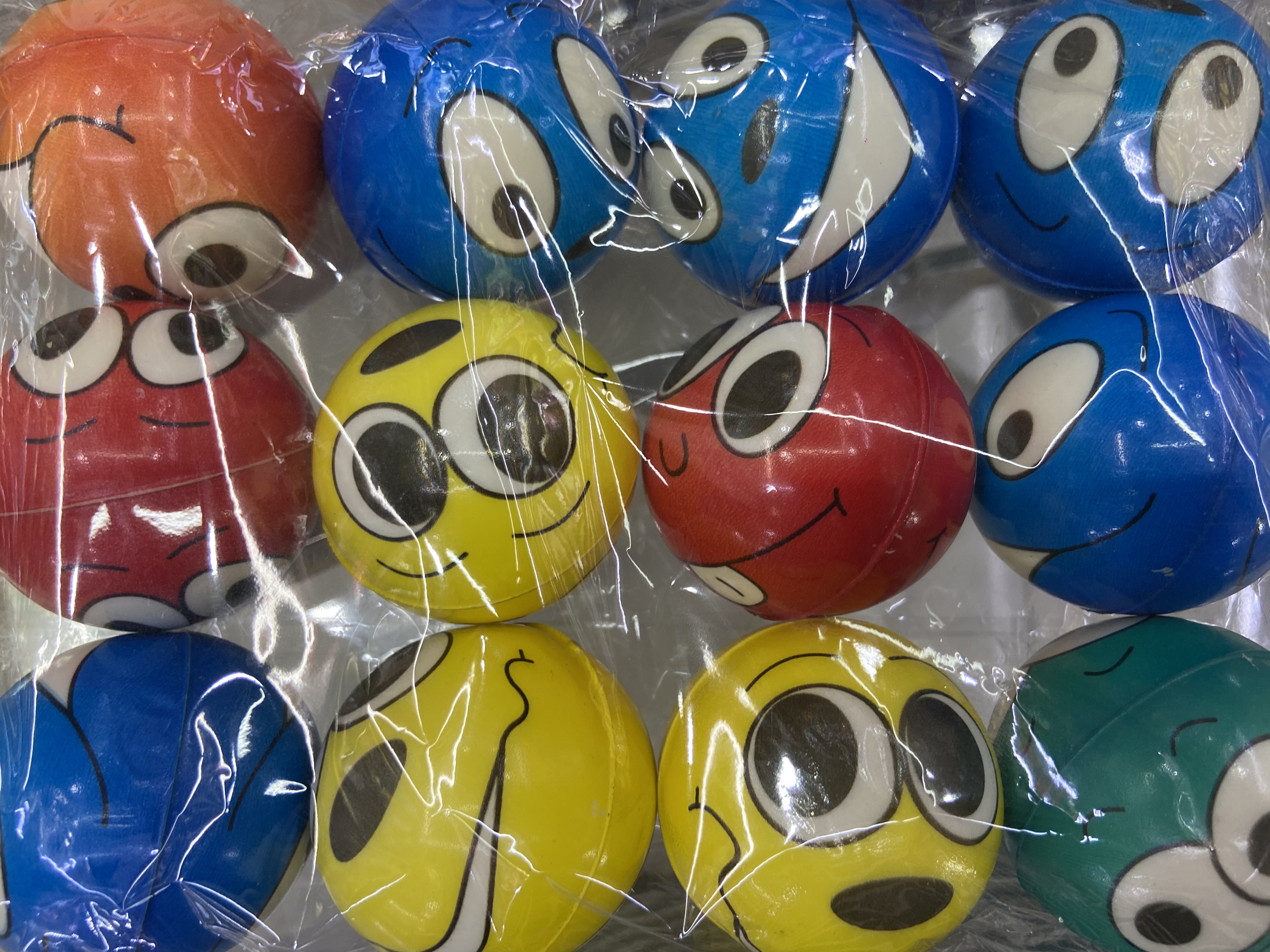 Venta directa de fábrica 5cm 4pcs bola deportiva mezclado niñas niños juguetes esponja bola de espuma para niños juguetes. 12/opp detail image 5