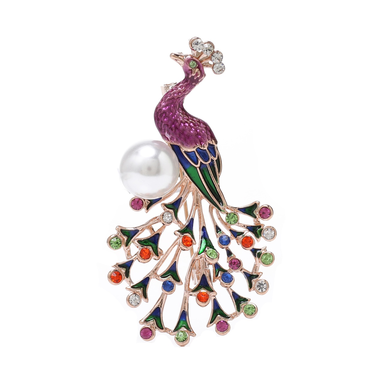 New brooch color beautiful drop oil pneumatic drill brooch pin dual purpose brooch