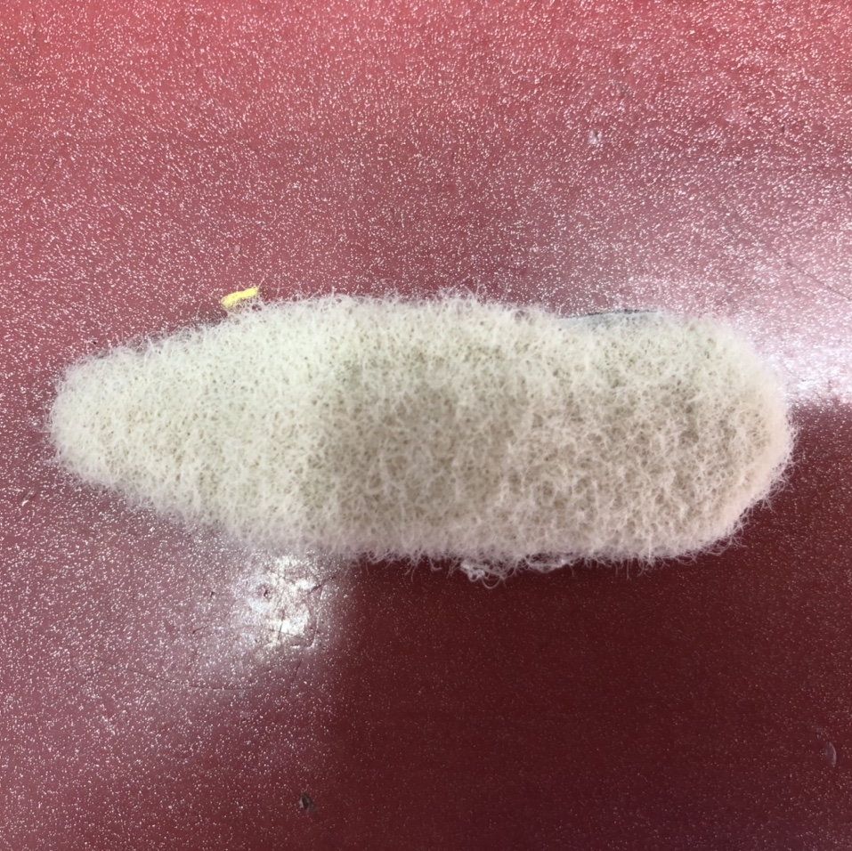 毛绒水滴夹深棕色