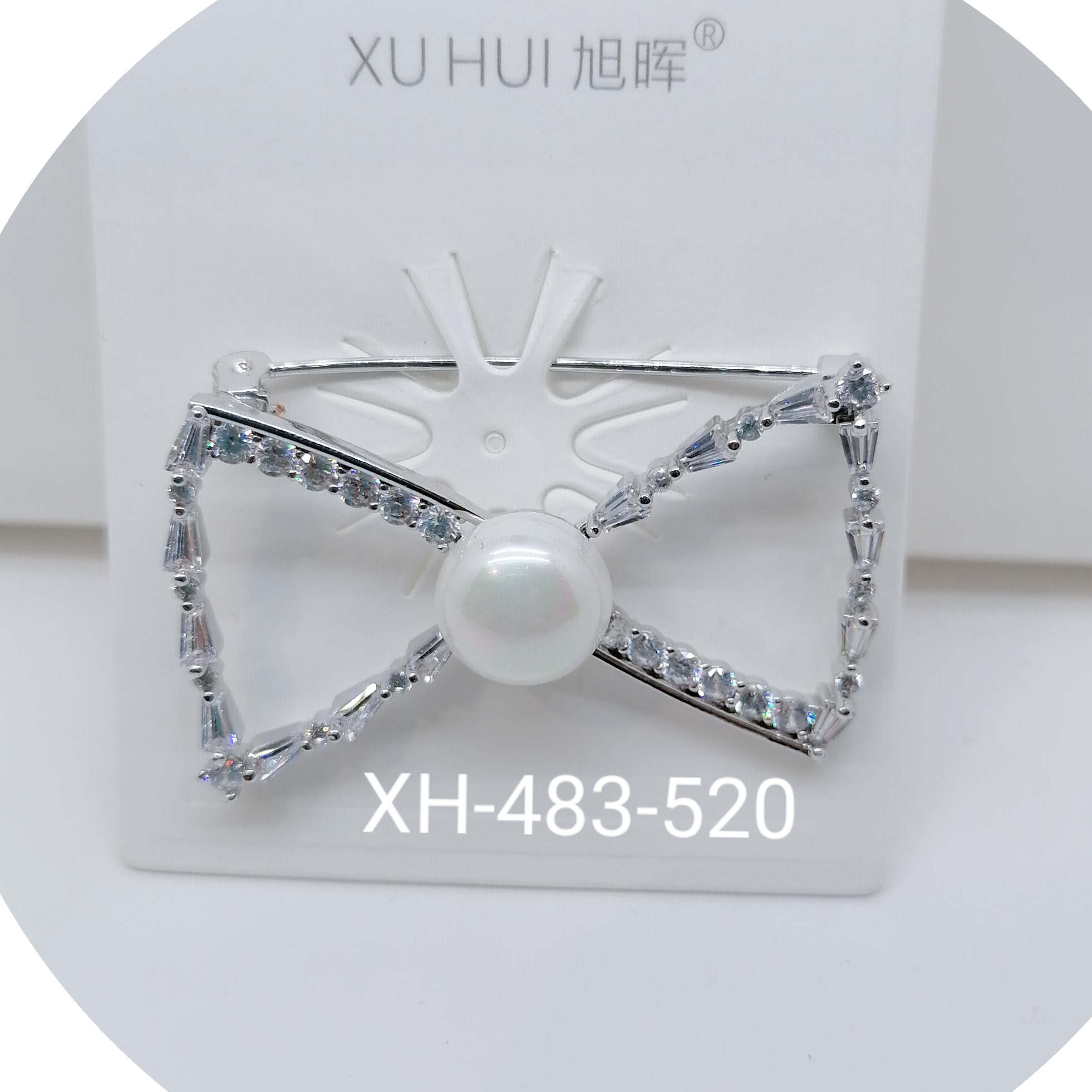 High quality zircon brooch 10
