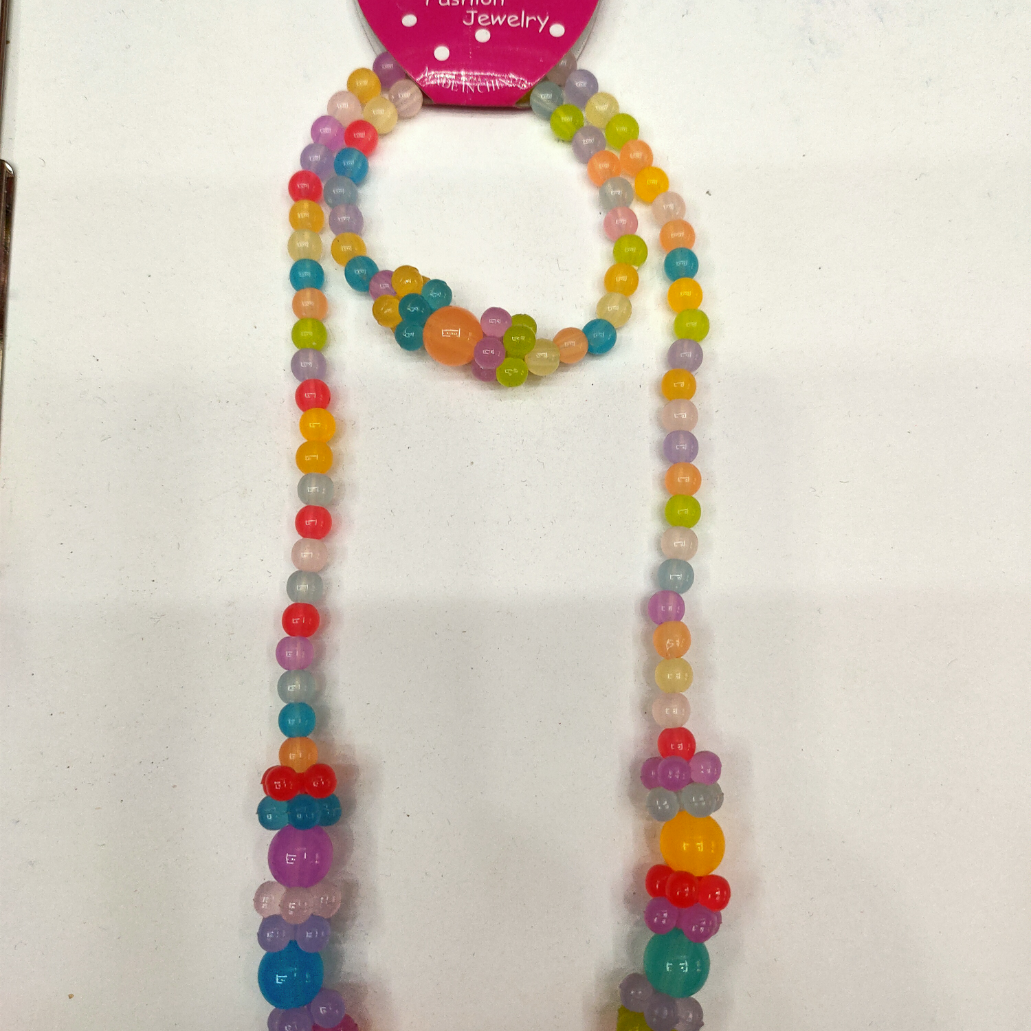 Acrylic jelly bead bracelet for kids