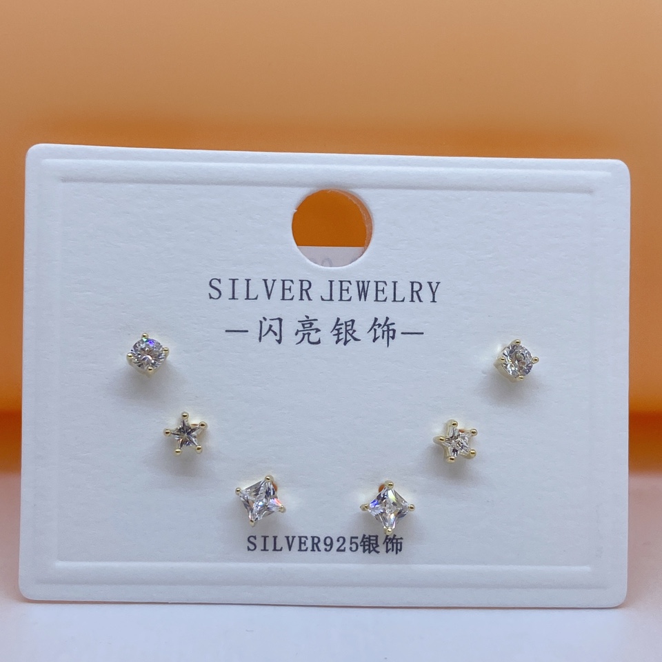 S925 sterling silver stud earrings ~30