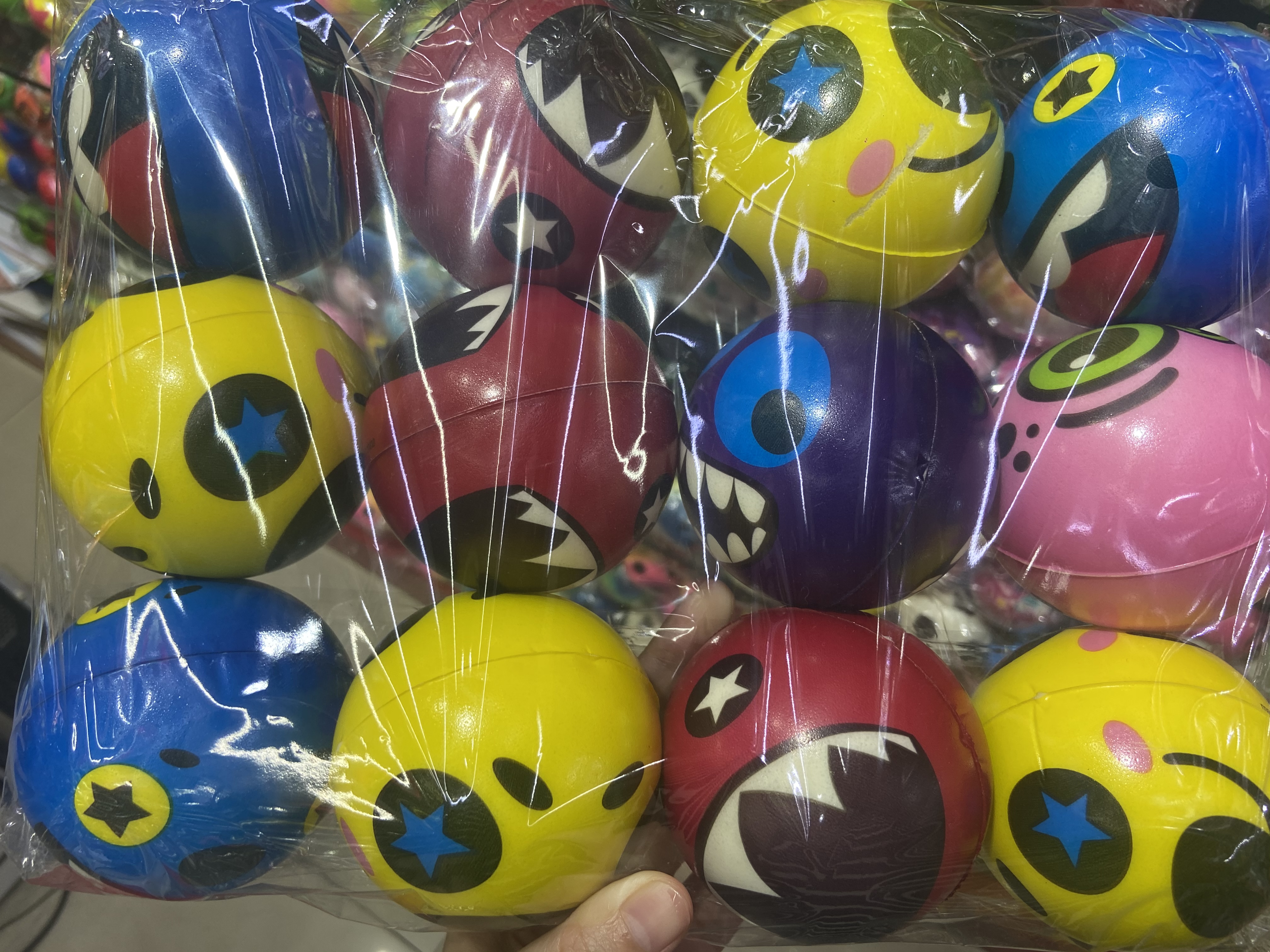 Factory direct sales of 7.6 cm forest-themed animal pu balls and sponge balls for boys and girls Specification image
