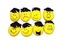 中号黄色变脸娃娃挤压减压神器造型玩具创意卡通产品图