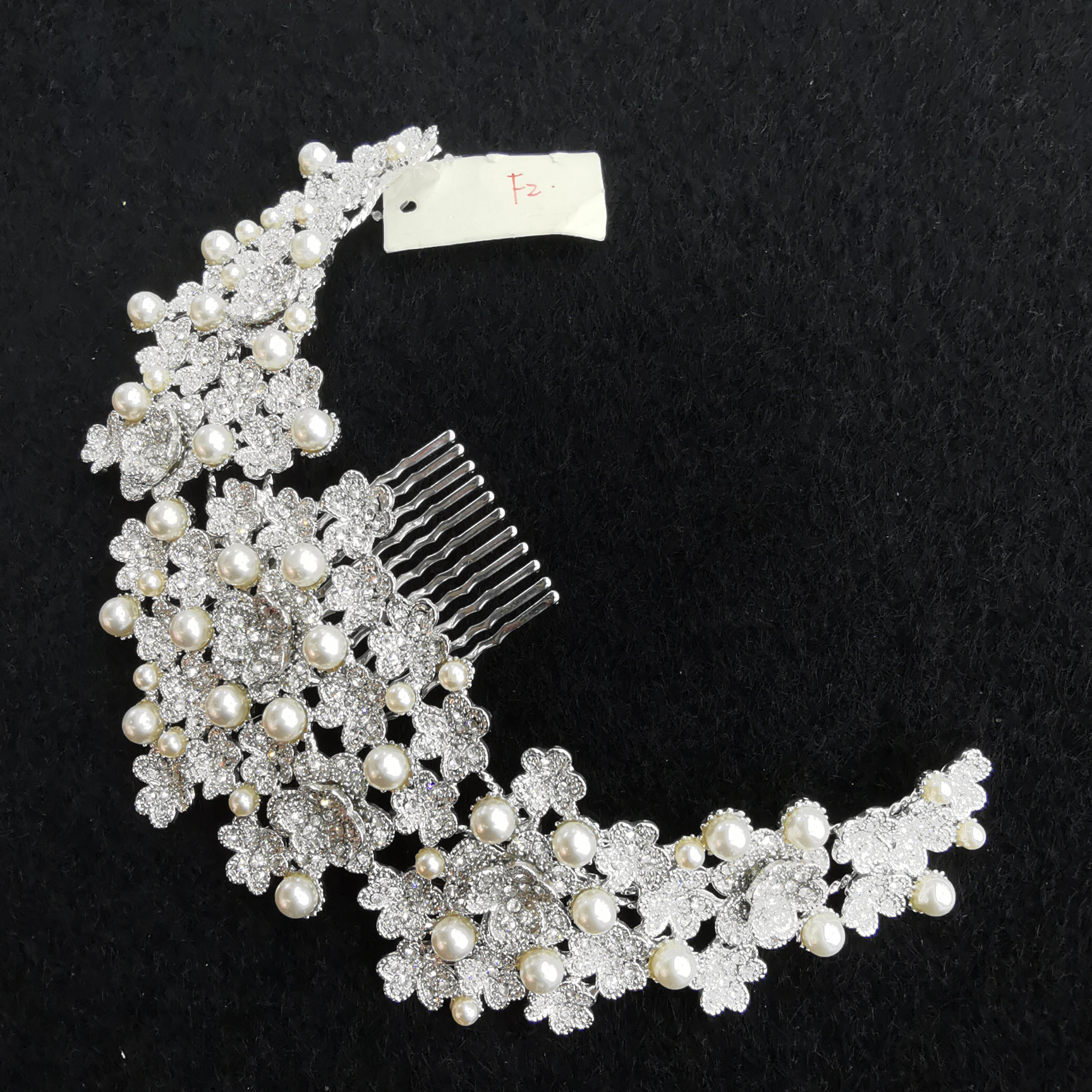European and American bride hair comb white wedding dress accessories Headwear bridal accessories retro fashion
