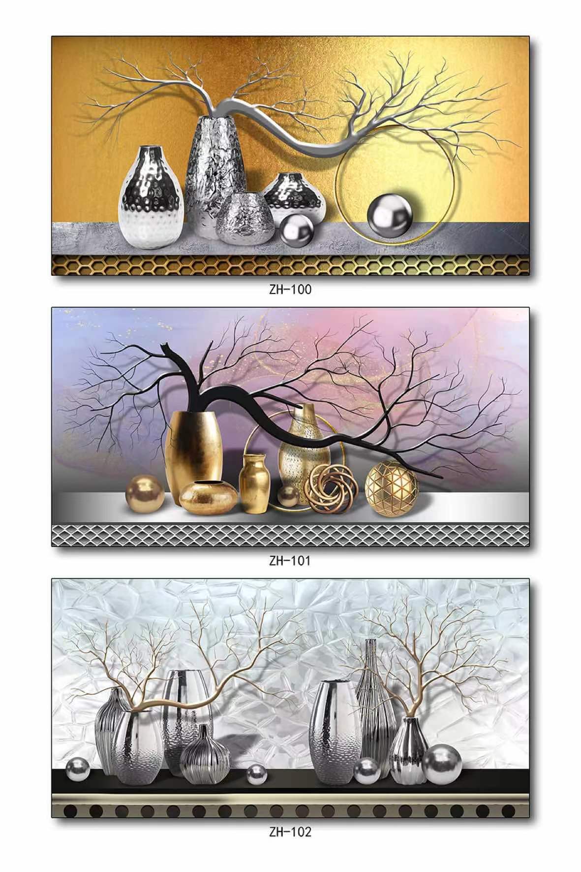 6220金艺花冰晶画2️⃣白底实物图