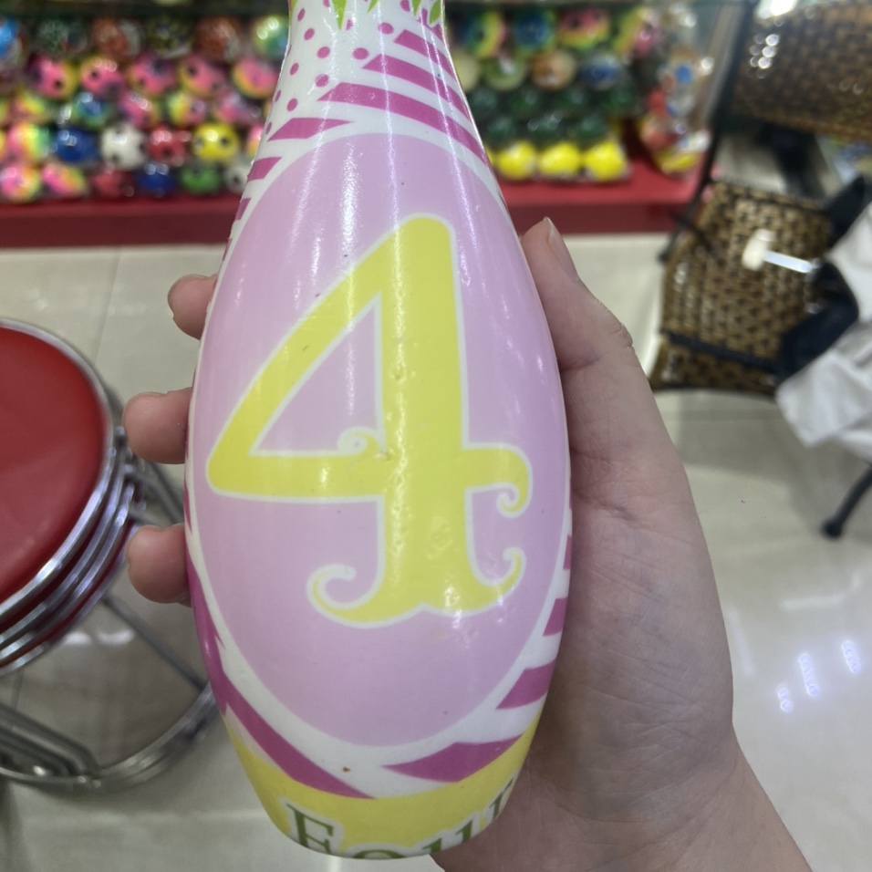 Factory direct sales of cartoon animal digital early education 4 bowling, sponge balls, foam balls, children's toys
