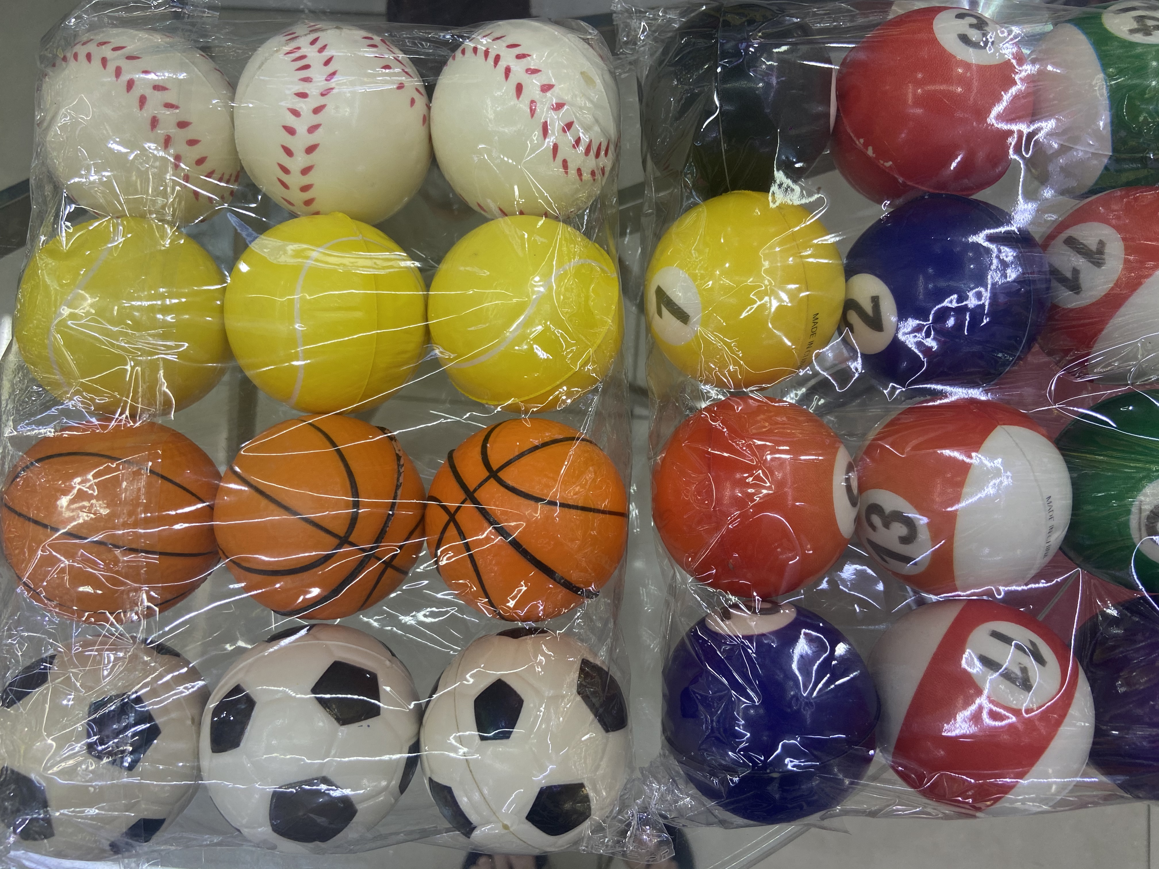 Factory direct sales 6.3 cm billiards ➕ rabbit girls' boys toys sponge balls foam balls children 's. 12/opp Specification image