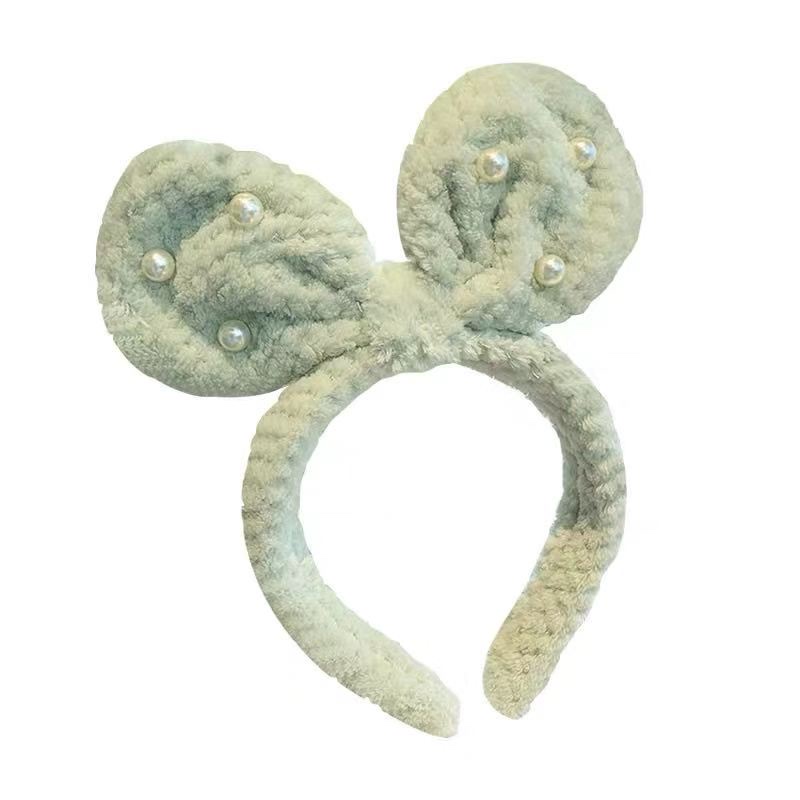 Sheep cake wool round ear bow head buckle Specification image