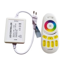 RF Radio 2.4G packet high voltage seven color RGB light with controller Touch LED light controller manufacturers